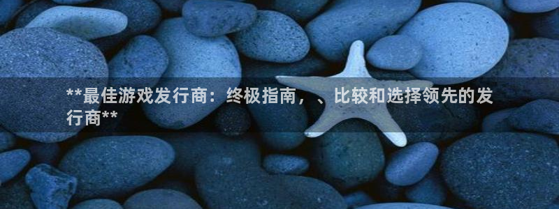 新城平台登录入口官网下载app：**最佳游戏发行商：终极指南，、比较和选择领先的发
行商**